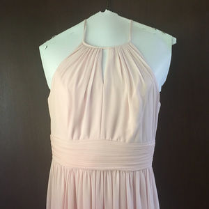 Levkoff Keyhole Chiffon A-Line Gown